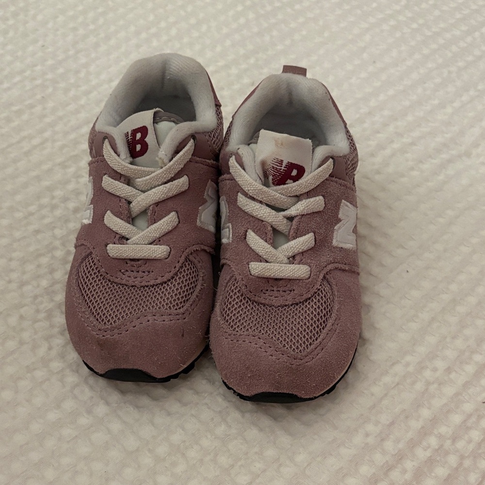 Purple New Balance 574 Sneakers Baby
